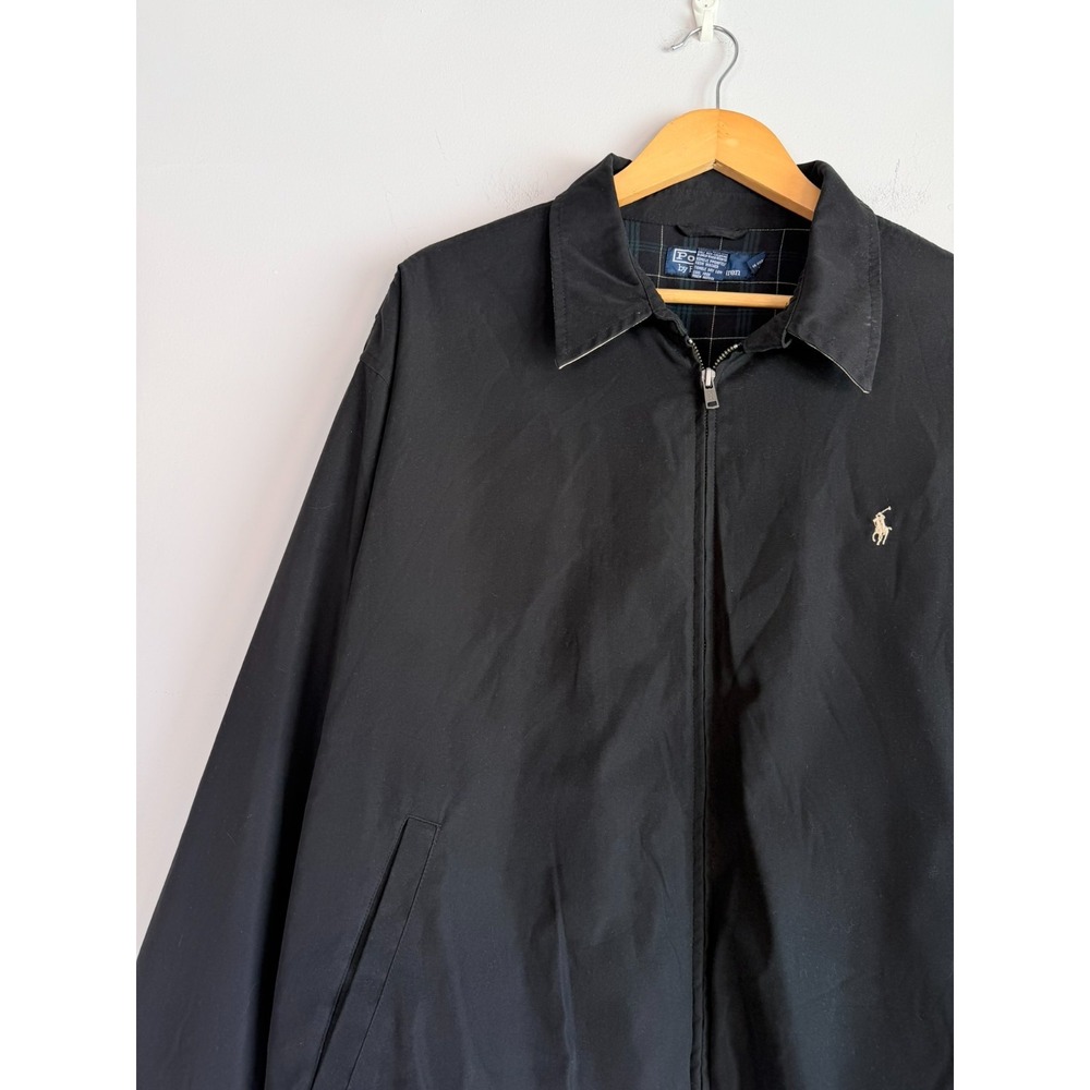 Vintage Polo Ralph Lauren Bi-Swing Bomber Jacket XL Black - Picture 3 of 10